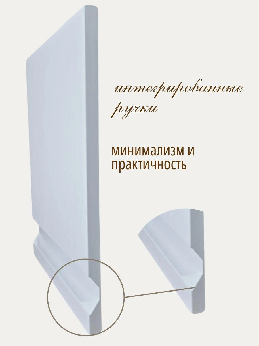 RAUS, Кухонный гарнитур 1,6м Орион, прямая кухня, серый фасад МДФ, темный корпус